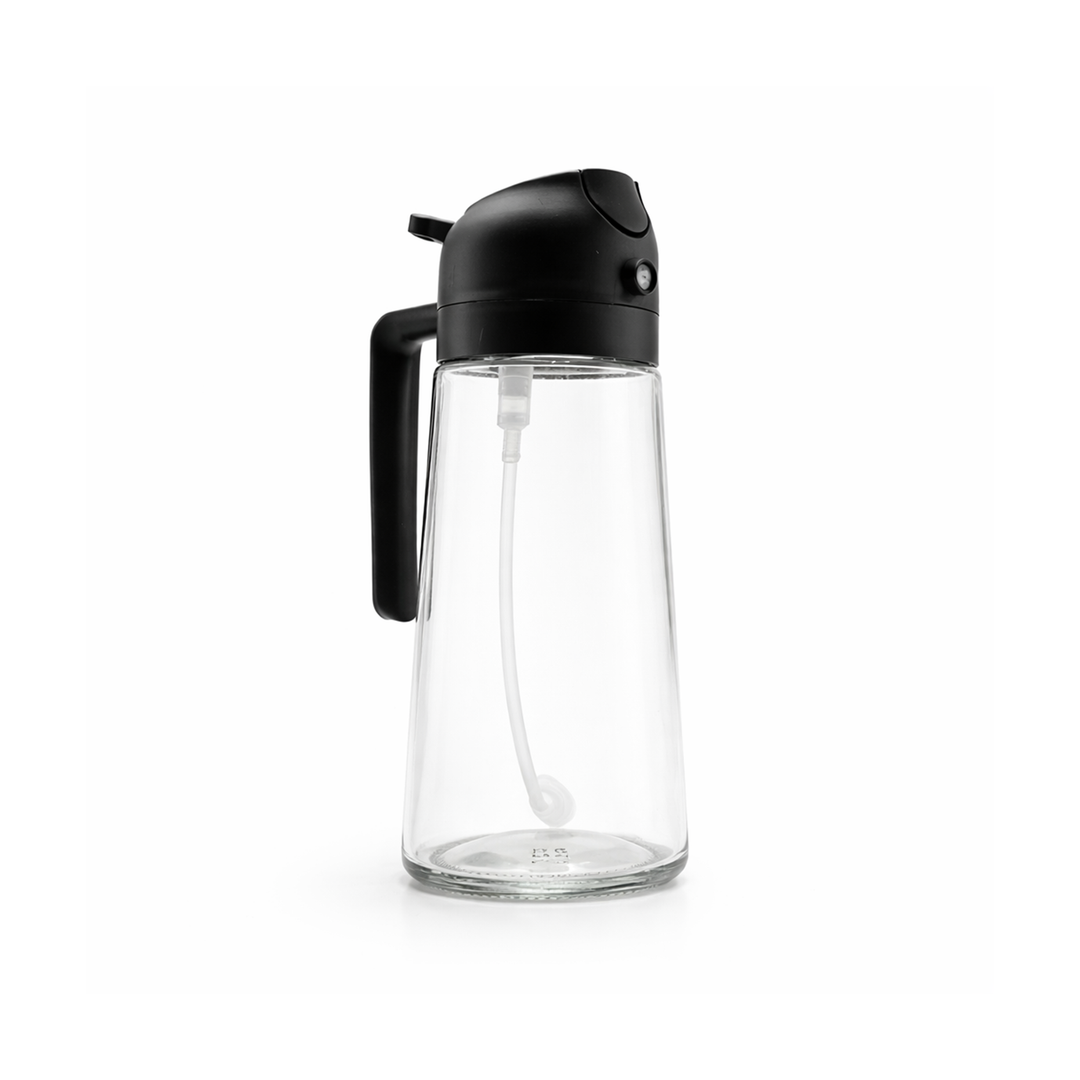 BERAM Olive Oil Sprayer for Cooking Refillable Food Grade Oil Spray Bottle Dispenser for Kitchen Salad Air Fryer BBQ Baking Frying & Grilling Leak Proof Oil Dispenser for Home Improvement