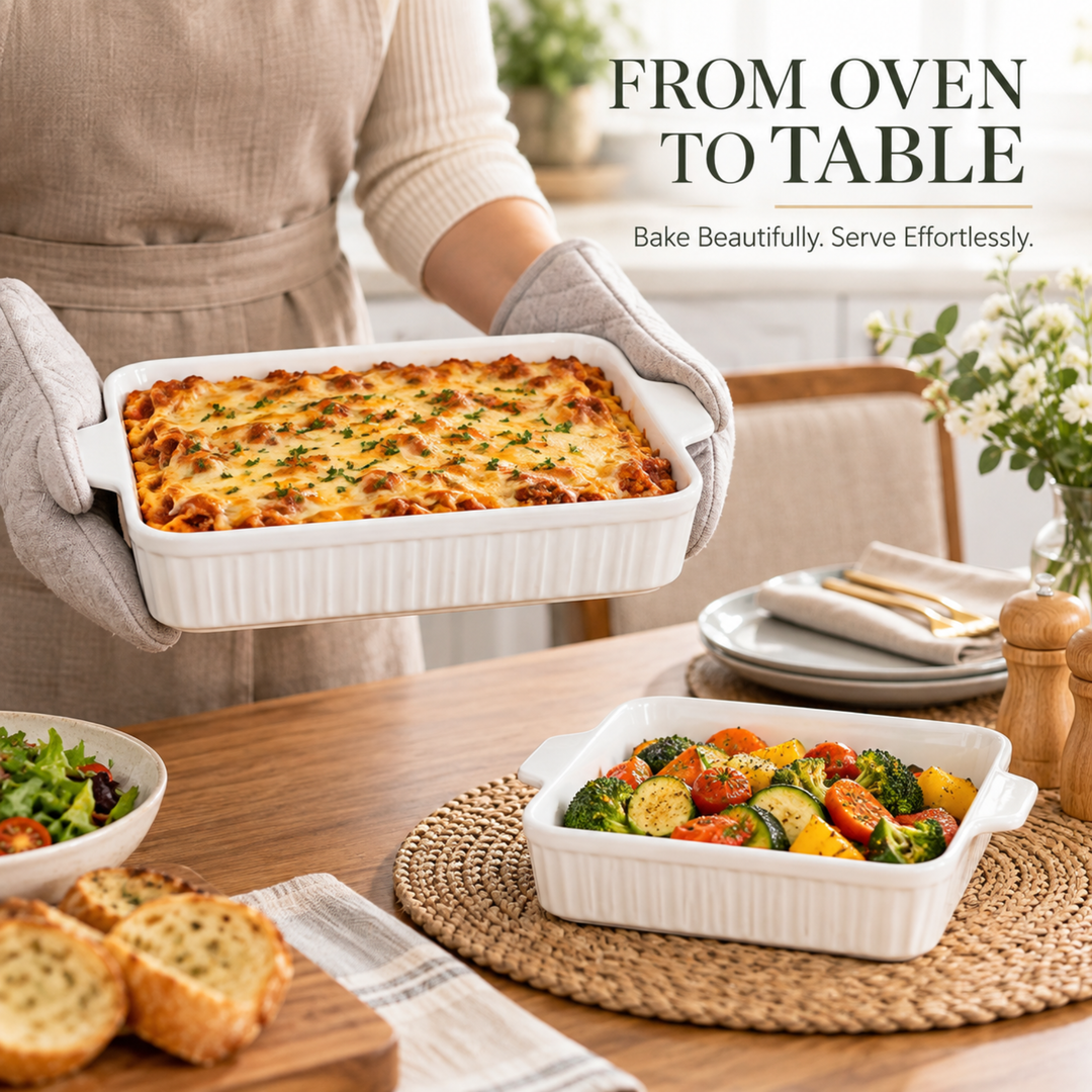 Ceramic Serving Tray Microwave Dishwasher Safe Ceramic Platter for Snacks Desserts Appetizers Sushi Pastry Dry Fruits Dining Kitchen Buffet Party and Restaurant Use