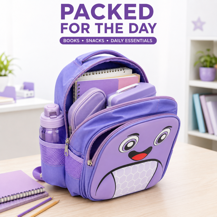 School Backpack Lightweight Large Capacity Multi Pocket Bookbag Adjustable Padded Shoulder Straps Water Resistant Everyday Backpack Study Travel Outdoor Activities Daily Use