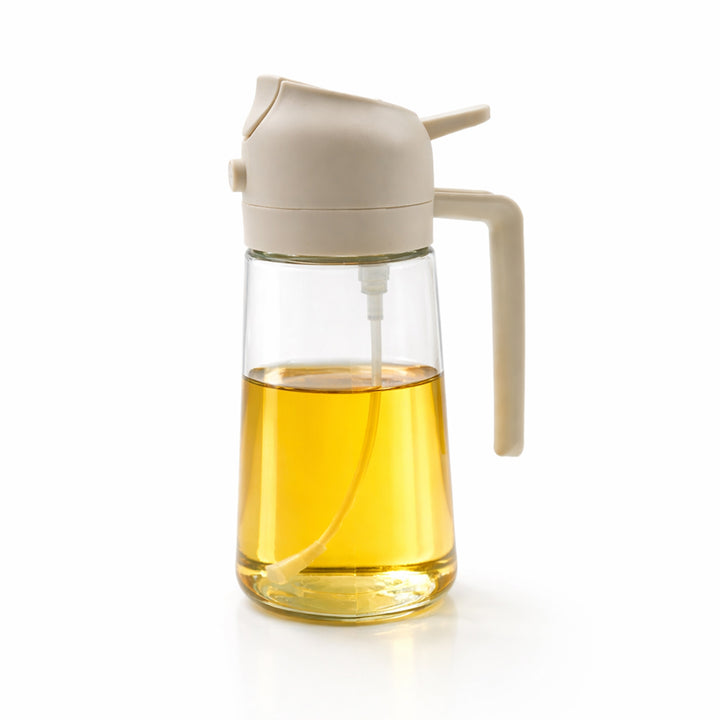 BERAM Olive Oil Sprayer for Cooking Refillable Food Grade Oil Spray Bottle Dispenser for Kitchen Salad Air Fryer BBQ Baking Frying & Grilling Leak Proof Oil Dispenser for Home Improvement