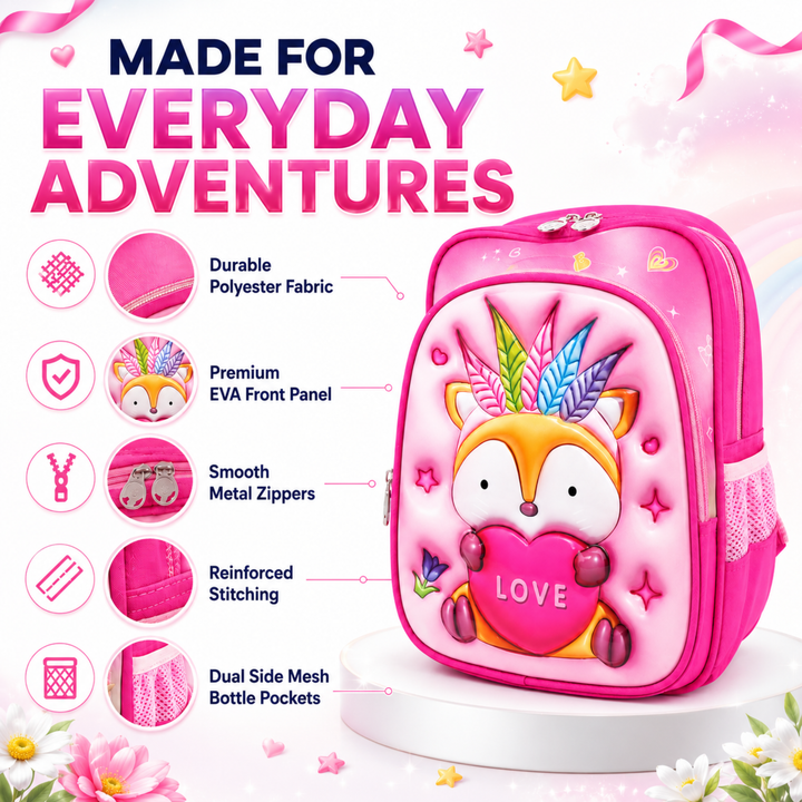 School Backpack Lightweight Large Capacity Multi Pocket Bookbag Adjustable Padded Shoulder Straps Water Resistant Everyday Backpack Study Travel Outdoor Activities Daily Use