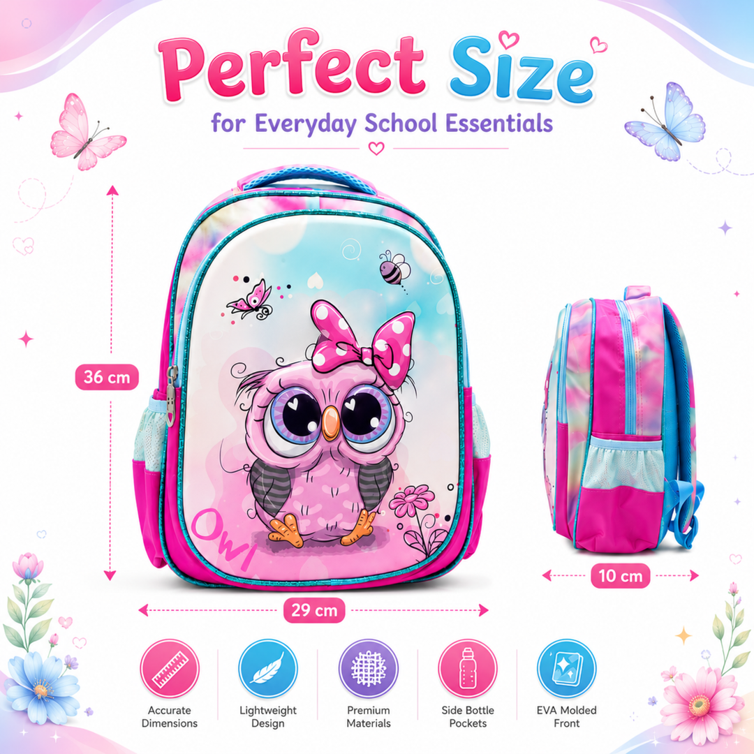 14 Inch School Backpack with Spacious Compartments | Lightweight Durable Water-Resistant Bag | Ergonomic Shoulder Straps, Multi-Pocket Storage for Daily Use, Travel & Office