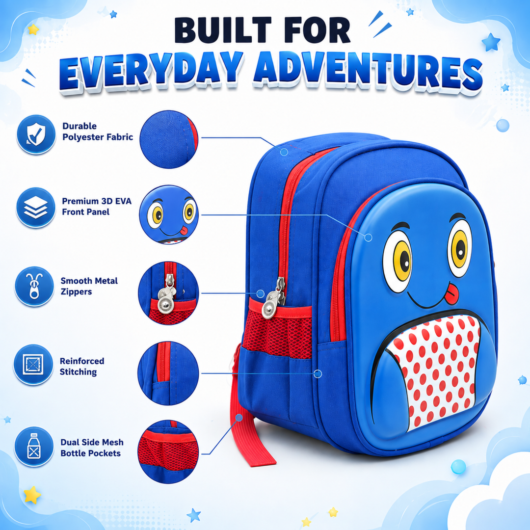 School Backpack Lightweight Large Capacity Multi Pocket Bookbag Adjustable Padded Shoulder Straps Water Resistant Everyday Backpack Study Travel Outdoor Activities Daily Use