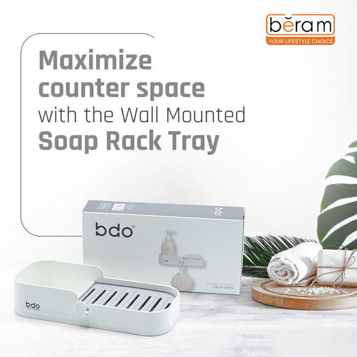 Wall-Mounted Soap Rack-Self-Adhesive Foldable Storage with Self-Draining Design Rustproof Stainless Steel No Drilling Required Space-Saving Bathroom Organizer