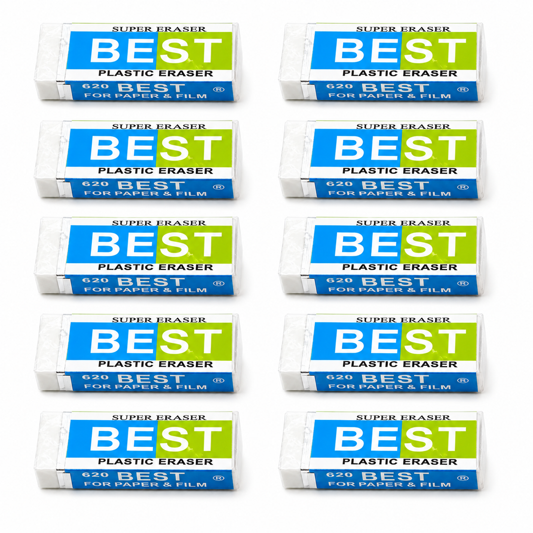 Classic Eraser, Soft & Smooth Pencil Eraser for Clean Corrections, School, Office, Drawing, Sketching & Everyday Writing