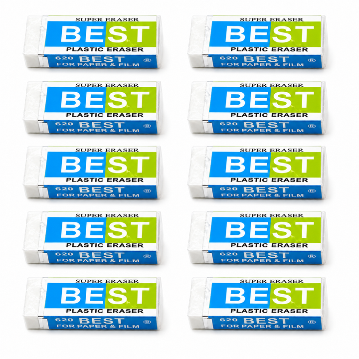 Classic Eraser, Soft & Smooth Pencil Eraser for Clean Corrections, School, Office, Drawing, Sketching & Everyday Writing