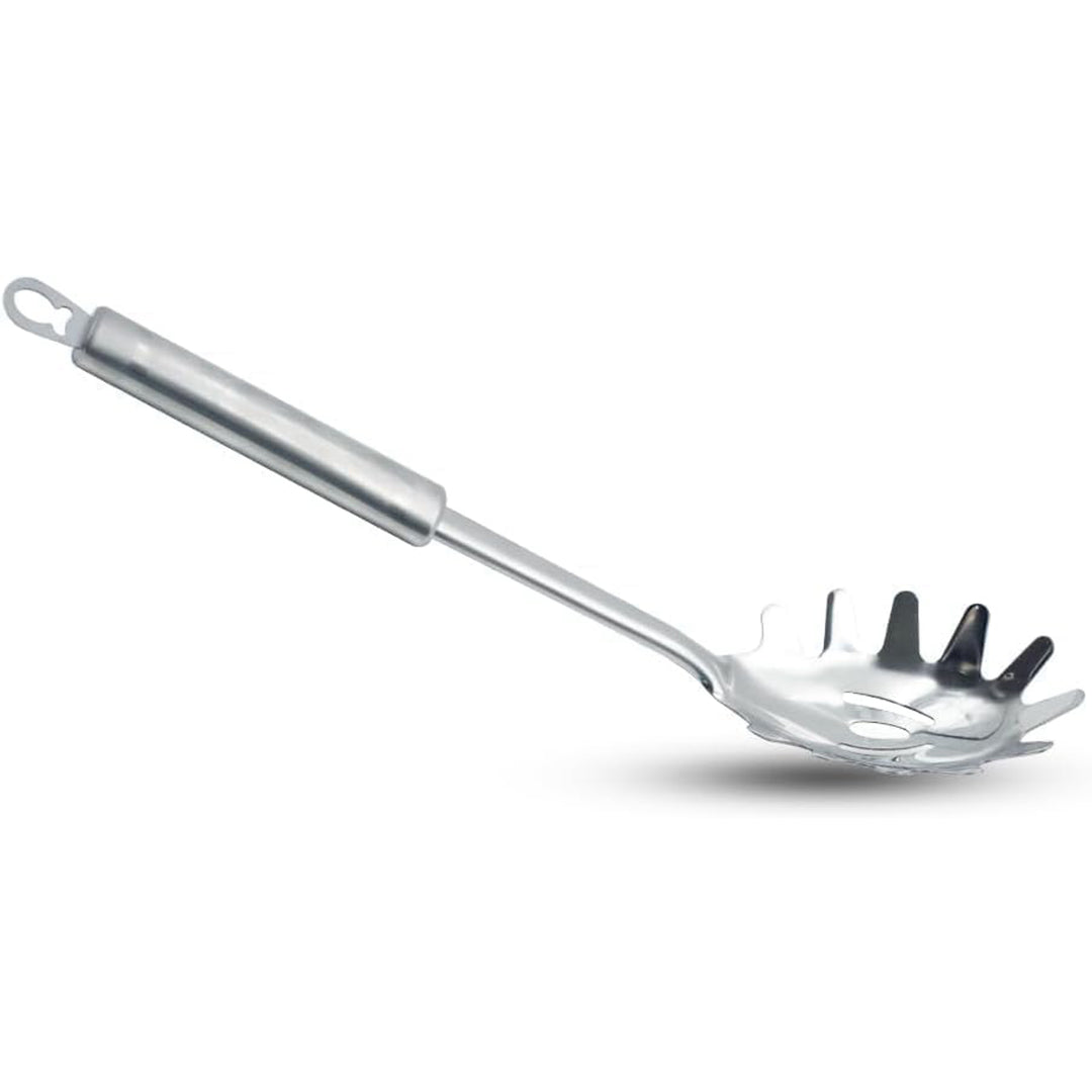 BERAM Stainless Steel Cooking Utensils Set 6 Pieces Four Leaf Design Handles Spatula Turner Rice Scoop Pasta Server Skimmer Soup Ladle Kitchen Tools for Daily Use