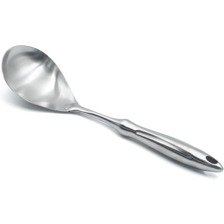 BERAM Honor Cooking Utensils Set 304 Stainless Steel 6 Pieces Soup Spoon Spatula Slotted Turner Rice Scoop Pasta Server Skimmer Food Grade Kitchen Tools