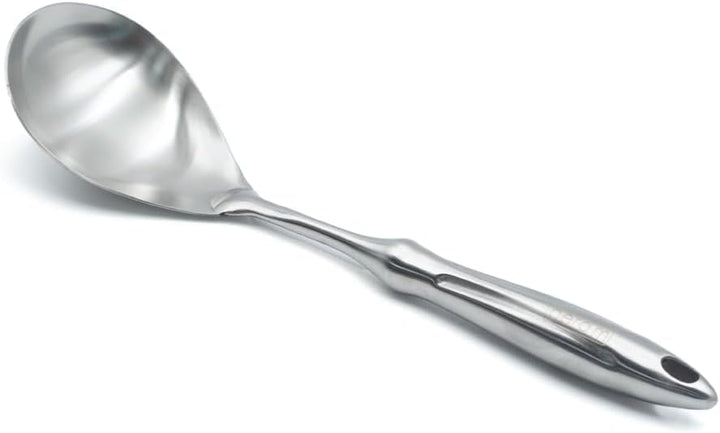 BERAM Honor Cooking Utensils Set 304 Stainless Steel 6 Pieces Soup Spoon Spatula Slotted Turner Rice Scoop Pasta Server Skimmer Food Grade Kitchen Tools