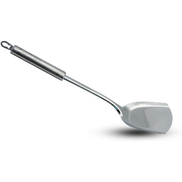 BERAM Stainless Steel Cooking Utensils Set 6 Pieces Four Leaf Design Handles Spatula Turner Rice Scoop Pasta Server Skimmer Soup Ladle Kitchen Tools for Daily Use