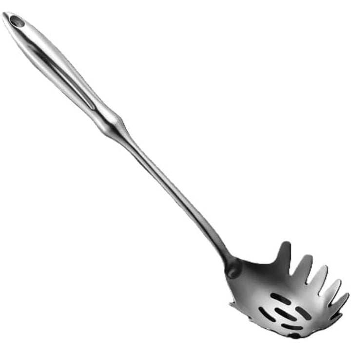 BERAM Honor Cooking Utensils Set 304 Stainless Steel 6 Pieces Soup Spoon Spatula Slotted Turner Rice Scoop Pasta Server Skimmer Food Grade Kitchen Tools