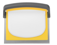 Beram 3 Piece Dough Scraper Set Stainless Steel and Plastic Bowl Scrapers with Ergonomic Handle for Baking Cooking Cake Pastry Bread and KitchenUse Flexible Cutter Tools