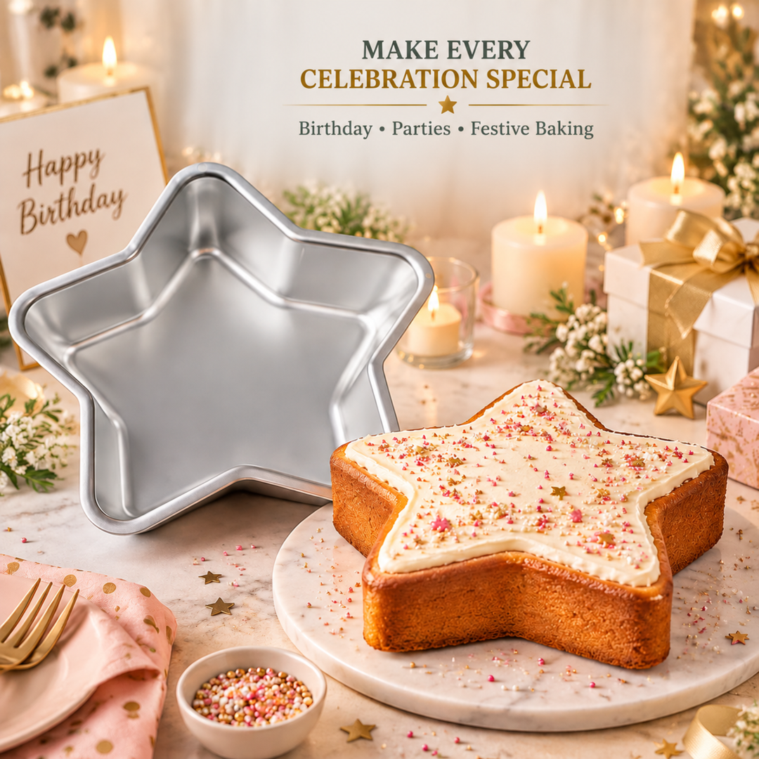 BERAM Non Stick Food Grade Aluminium Alloy Cake Mould Creative Shape Baking Pan for Birthday Party Christmas Kids Home Bakers Baking Lovers Decorating Essentials Baking Tools Kitchen Accessories Oven Safe Durable