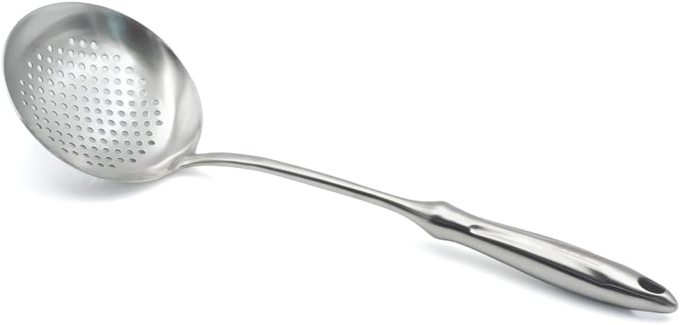 BERAM Honor Cooking Utensils Set 304 Stainless Steel 6 Pieces Soup Spoon Spatula Slotted Turner Rice Scoop Pasta Server Skimmer Food Grade Kitchen Tools