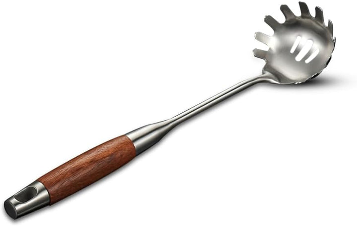 Beram Stainless Steel Wooden Spatula Durable 304 Food-Grade Spatula with Ergonomic Wooden Handle, Heat-Resistant and Rust-Proof, Ideal for Cooking, Stir-Frying, Mixing, and Serving.