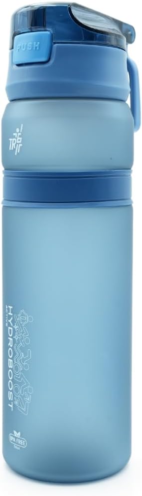 TR6 Hydra Boost Active Frosted Bottle BPA Free Tritan Sports Bottle with Secure Flip Lock Lid Leakproof, Durable & Stylish Ideal for Gym, Travel & Everyday Use 850ml