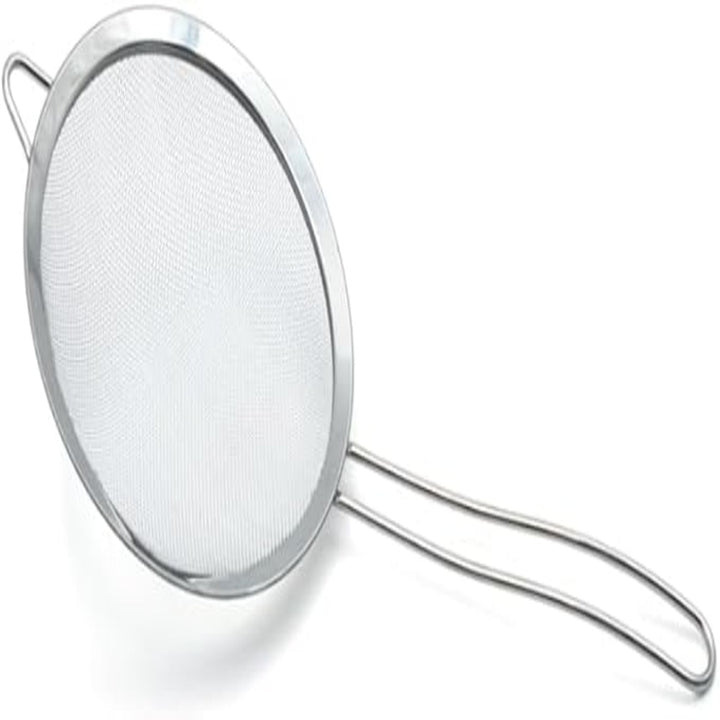BERAM Strainer, Spiral Design with Handle, 304 Stainless Steel, Sieve for Sifting, Cooking Utensil, Daily Use Kitchen Tool, Juice Strainer, Pulp Separator (16 CM)