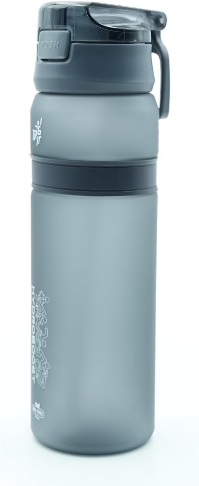 TR6 Hydra Boost Active Frosted Bottle BPA Free Tritan Sports Bottle with Secure Flip Lock Lid Leakproof, Durable & Stylish Ideal for Gym, Travel & Everyday Use 850ml