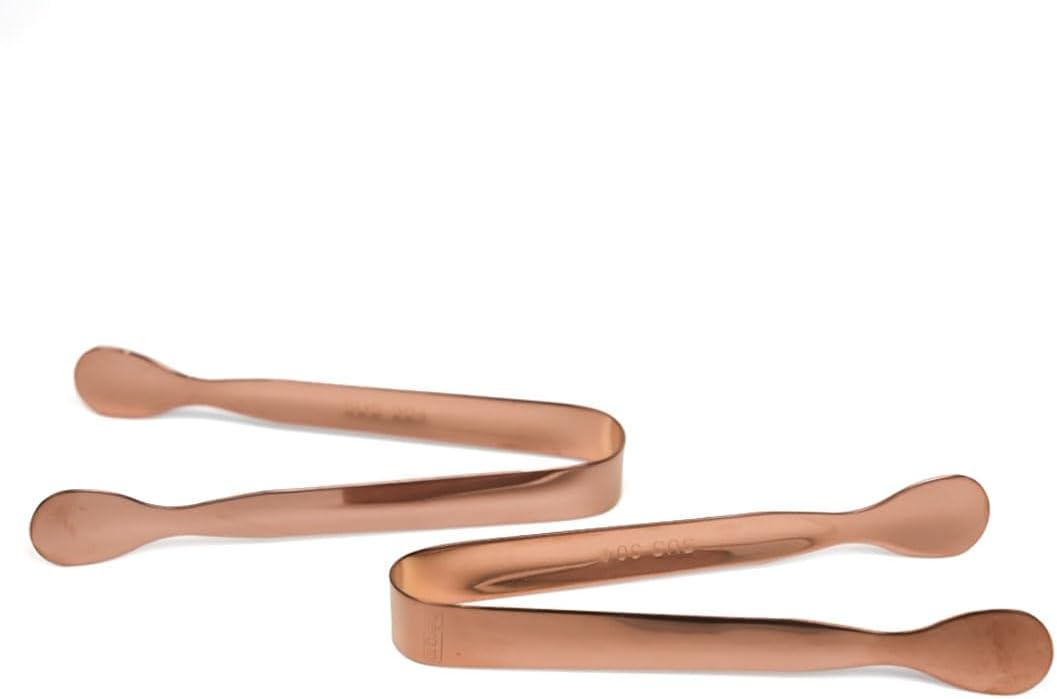 Beram Sugar Tong – Stainless Steel Mini Tongs for Sugar Cubes Ice Snacks & Tea Parties – Durable Rust-Resistant Oval Design