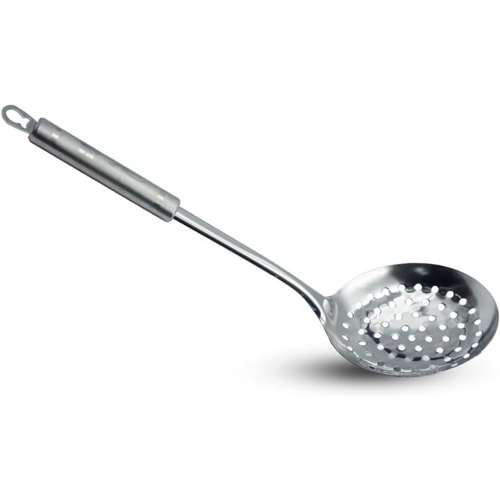 BERAM Stainless Steel Cooking Utensils Set 6 Pieces Four Leaf Design Handles Spatula Turner Rice Scoop Pasta Server Skimmer Soup Ladle Kitchen Tools for Daily Use