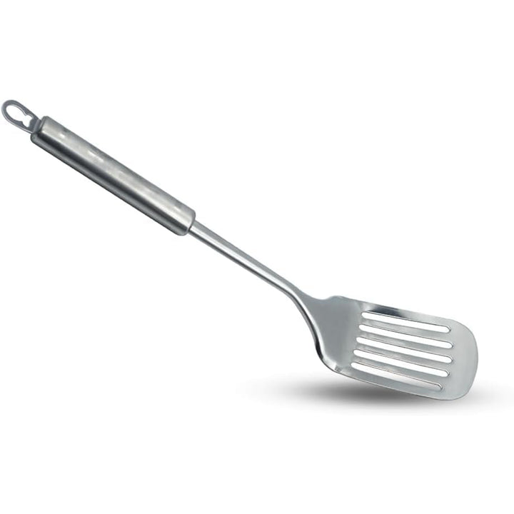 BERAM Stainless Steel Cooking Utensils Set 6 Pieces Four Leaf Design Handles Spatula Turner Rice Scoop Pasta Server Skimmer Soup Ladle Kitchen Tools for Daily Use
