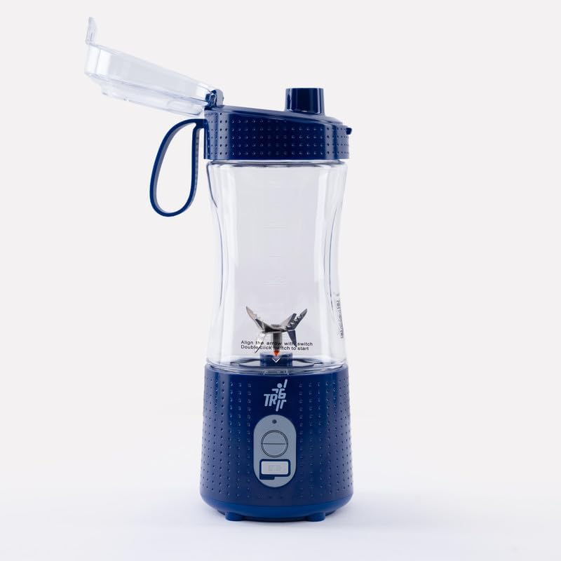 TR6 Blendmate Comfort Portable Blender for Smoothies, Protein Shakes & Ice Crushing – 380ML Capacity, Tritan Material, 4000mAh Battery, USB-C Port, and Sipper Lid