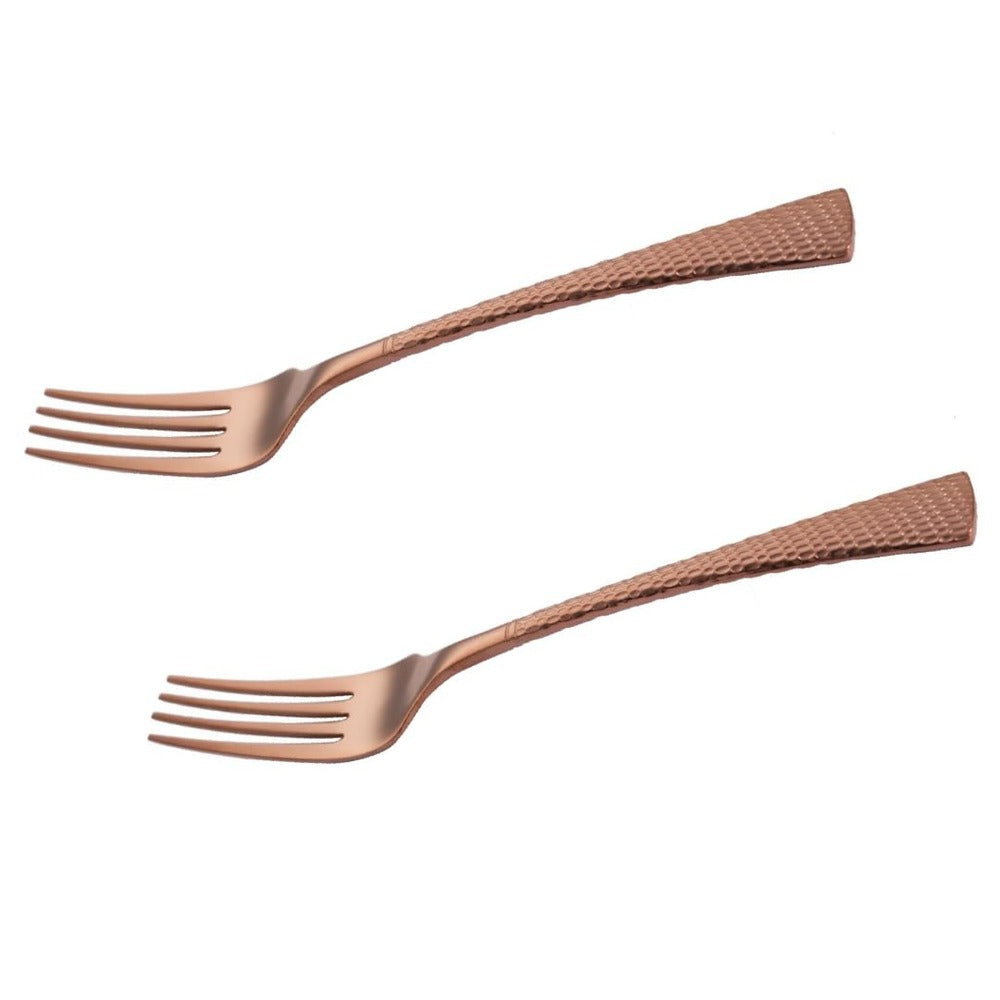 BERAM Table Trend Cutlery Elegant 18/10 Stainless Steel Flatware with PVD Copper Finish, Premium Tableware for Home, Restaurants