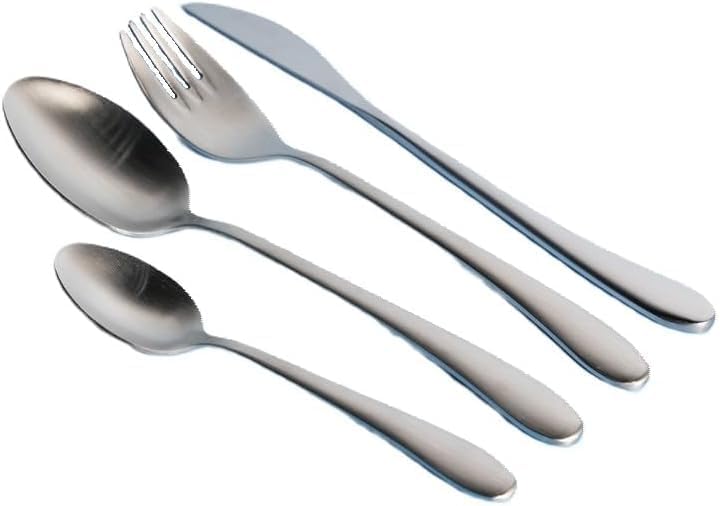 BERAM Elegant Silverware Cutlery Set, Elegant Stainless Steel, 18/10 Grade Kitchen Utensils Set, Tableware Set for Home, Restaurants