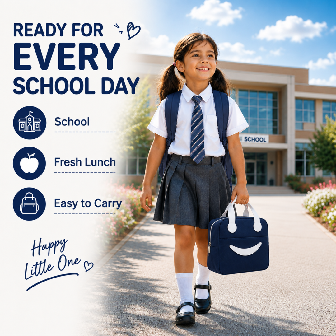 Insulated Lunch Bag, Reusable Thermal Lunch Tote with Zipper Closure, Lightweight Lunch Box Carry Bag for Office, School, Travel, Picnic, Work and Daily Meal Storage