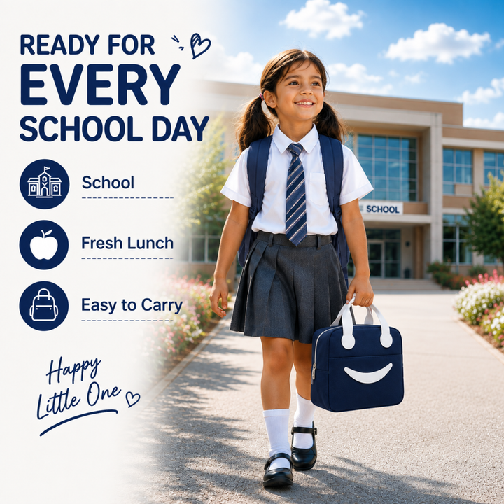 Insulated Lunch Bag, Reusable Thermal Lunch Tote with Zipper Closure, Lightweight Lunch Box Carry Bag for Office, School, Travel, Picnic, Work and Daily Meal Storage