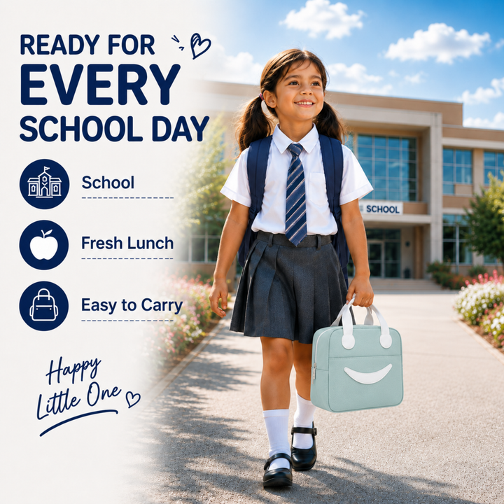 Insulated Lunch Bag, Reusable Thermal Lunch Tote with Zipper Closure, Lightweight Lunch Box Carry Bag for Office, School, Travel, Picnic, Work and Daily Meal Storage