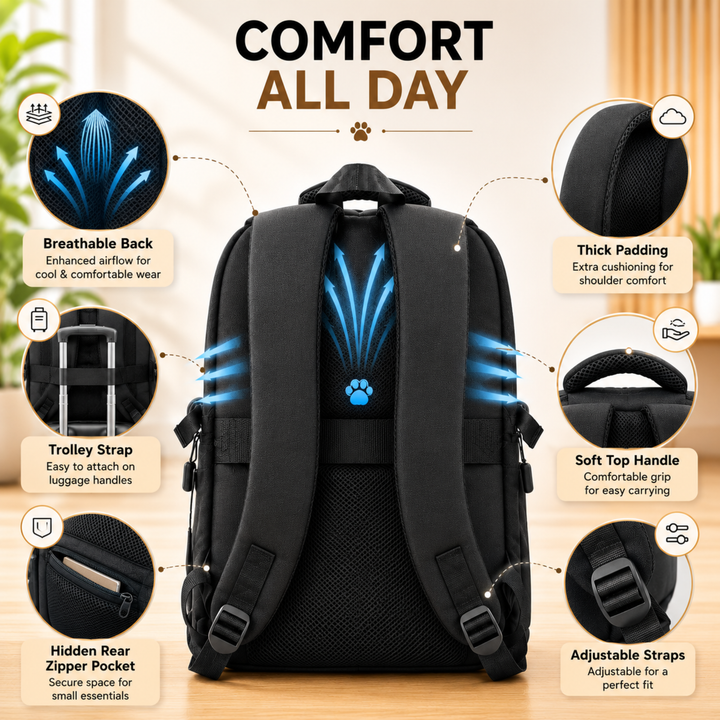 Mimi Meow School Backpack, Cute Cat Water-Resistant Student Backpack with Front Pocket, Lightweight Large Capacity School Bag with Side Bottle Pockets for School & Travel