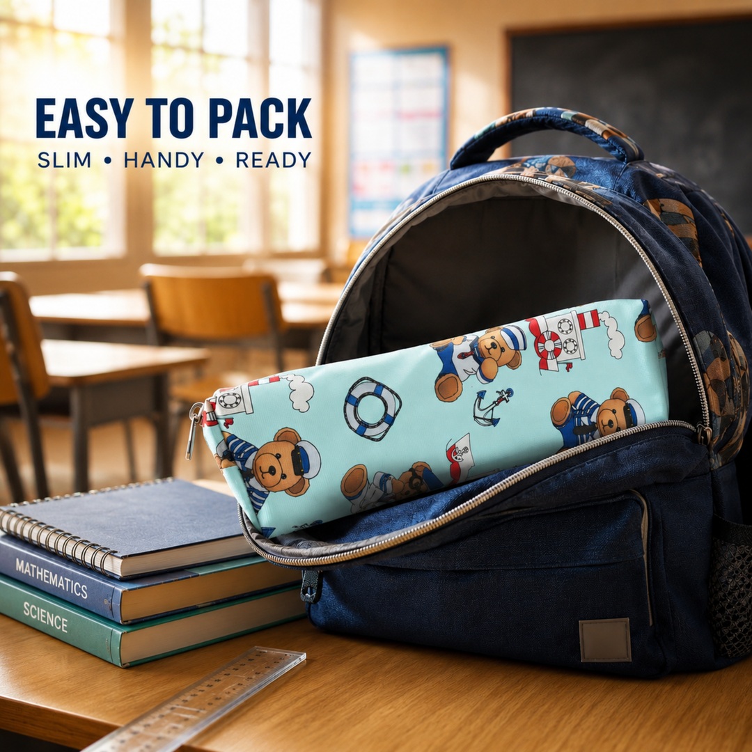 Pencil Pouch, Multipurpose Zipper Pouch for Stationery, Pens, Pencils, School Supplies, Office Essentials and Everyday Organization