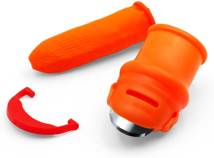 Silicone Thumb Knife Finger Protector Vegetable Harvesting Knife Plant Blade Scissors Cutting Rings Garden Gloves | Beram