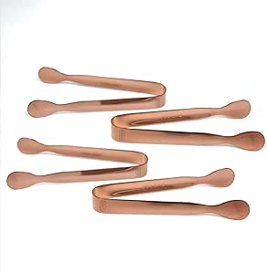 Beram Sugar Tong – Stainless Steel Mini Tongs for Sugar Cubes Ice Snacks & Tea Parties – Durable Rust-Resistant Oval Design