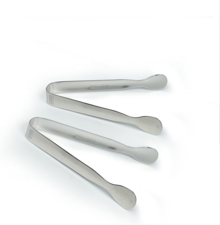 Beram Sugar Tong – Stainless Steel Mini Tongs for Sugar Cubes Ice Snacks & Tea Parties – Durable Rust-Resistant Oval Design