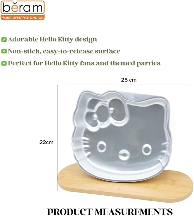 BERAM Non Stick Food Grade Aluminium Alloy Cake Mould Creative Shape Baking Pan for Birthday Party Christmas Kids Home Bakers Baking Lovers Decorating Essentials Baking Tools Kitchen Accessories Oven Safe Durable