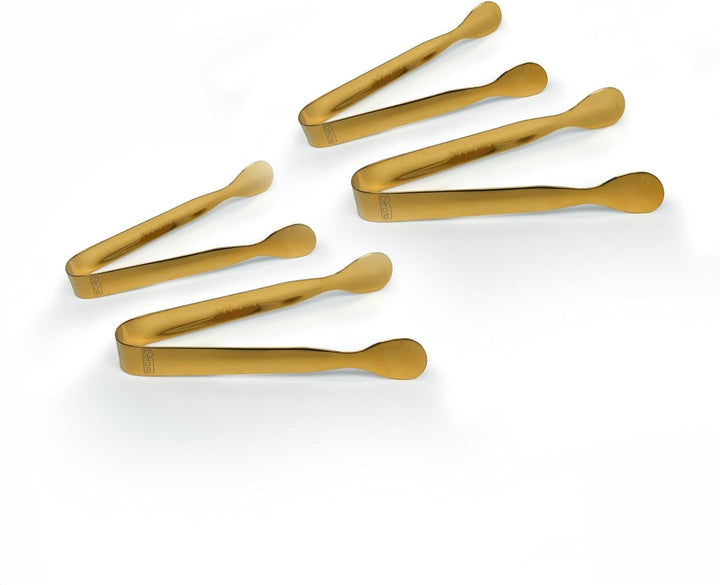 Beram Sugar Tong – Stainless Steel Mini Tongs for Sugar Cubes Ice Snacks & Tea Parties – Durable Rust-Resistant Oval Design