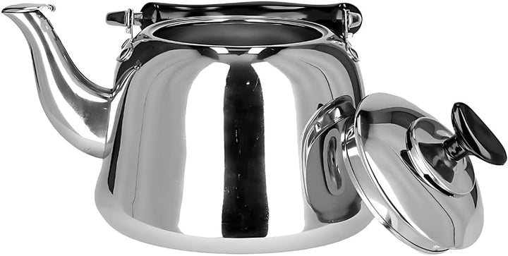 Beram MILANO Stainless Steel Tea Kettle with Infuser Whistling Teapot 2 Liters Stovetop Safe Whistling Heat and Cold Resistant Tea Strainers Dishwasher Safe