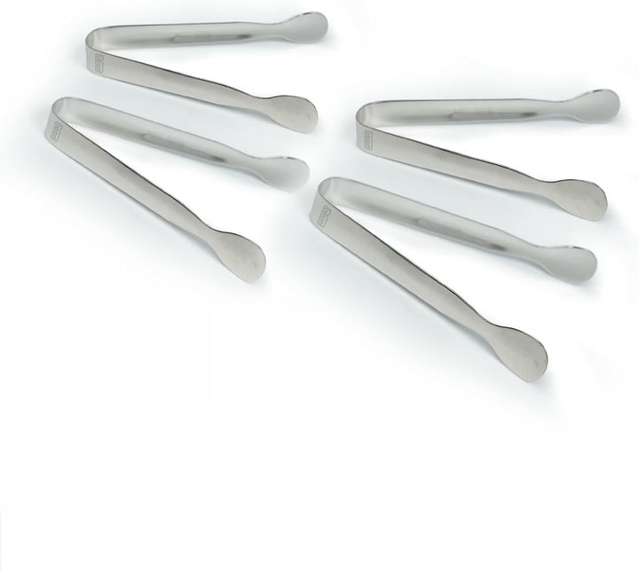 Beram Sugar Tong – Stainless Steel Mini Tongs for Sugar Cubes Ice Snacks & Tea Parties – Durable Rust-Resistant Oval Design