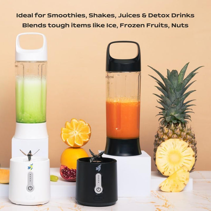 TR6 Blendmate Pro Portable Blender for Smoothies, Protein Shakes & Ice Crushing – 500ML Capacity, Tritan Material, 4000mAh Battery, USB-C Port with Handle Lid