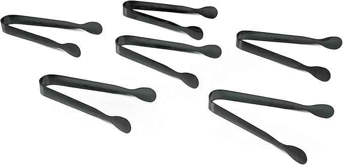 Beram Sugar Tong – Stainless Steel Mini Tongs for Sugar Cubes Ice Snacks & Tea Parties – Durable Rust-Resistant Oval Design