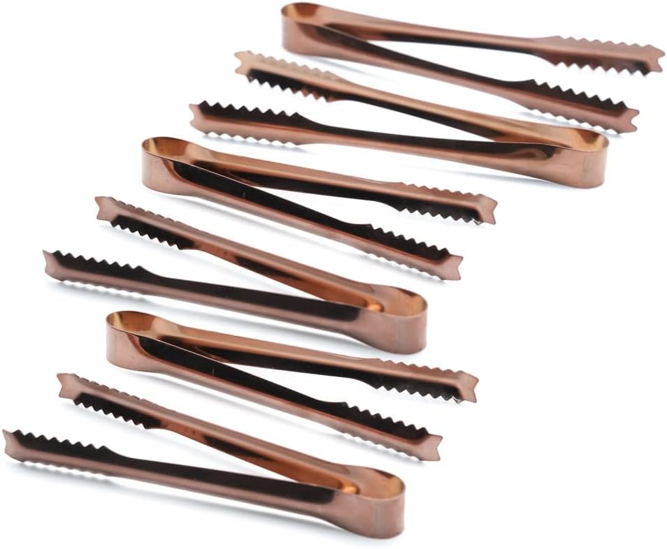 Beram Sugar Tong – Stainless Steel Mini Tongs for Sugar Cubes, Ice, Snacks & Tea Parties – Durable, Rust-Resistant Zig Zag 12.5