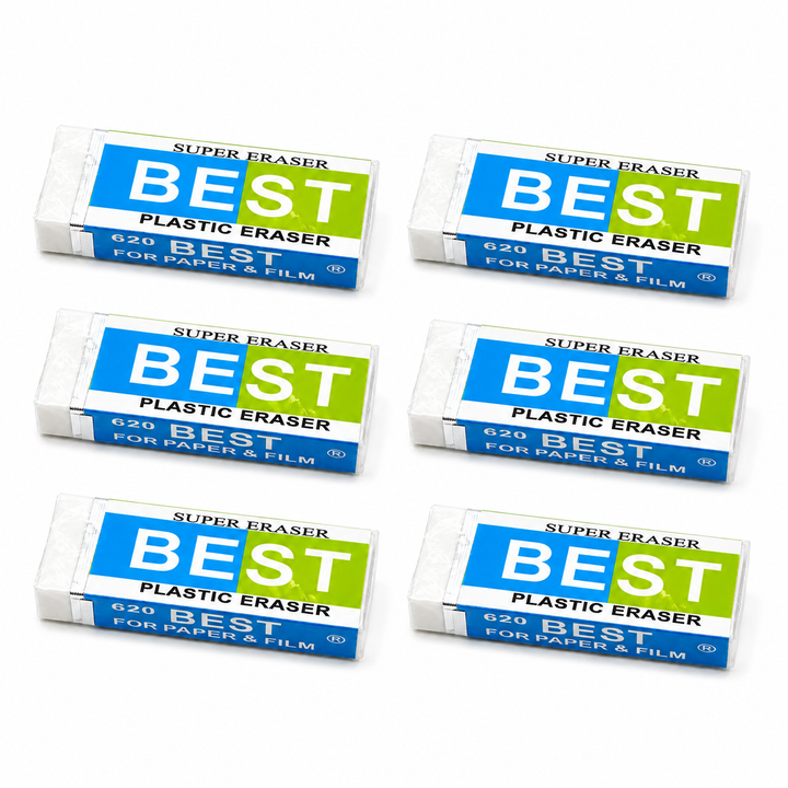 Classic Eraser, Soft & Smooth Pencil Eraser for Clean Corrections, School, Office, Drawing, Sketching & Everyday Writing