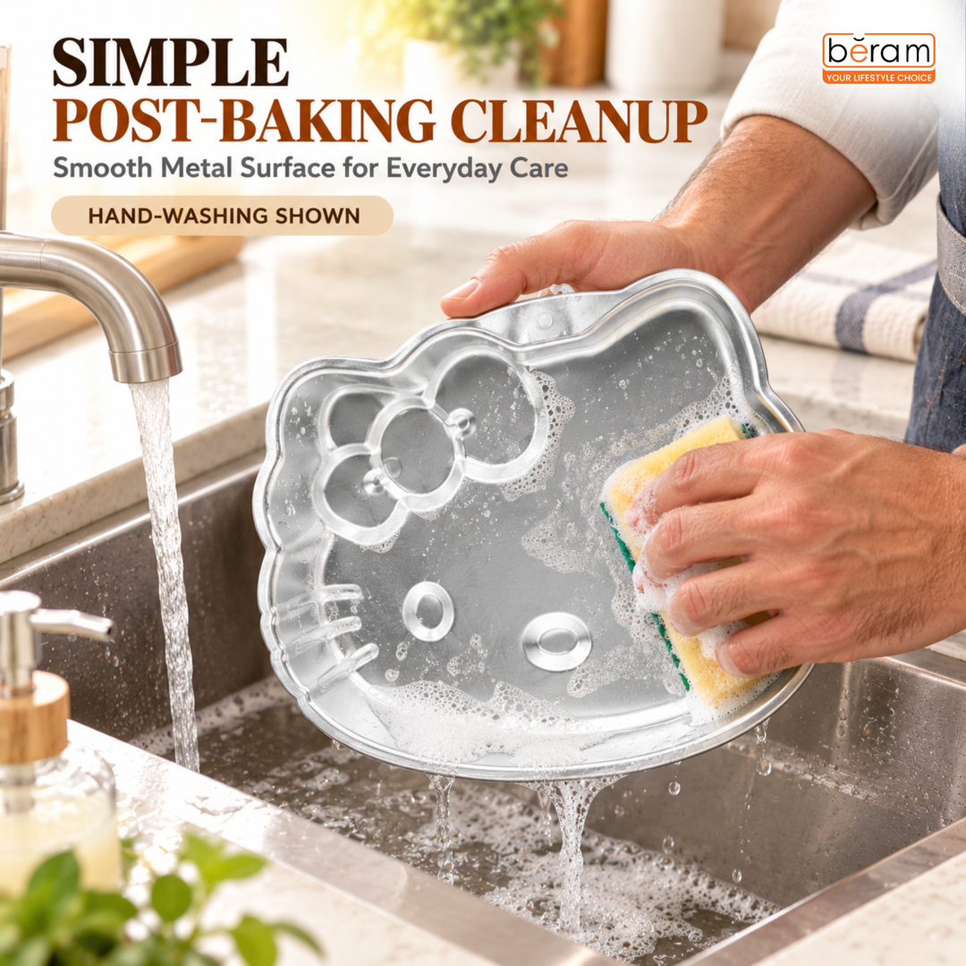 BERAM Non Stick Food Grade Aluminium Alloy Cake Mould Creative Shape Baking Pan for Birthday Party Christmas Kids Home Bakers Baking Lovers Decorating Essentials Baking Tools Kitchen Accessories Oven Safe Durable