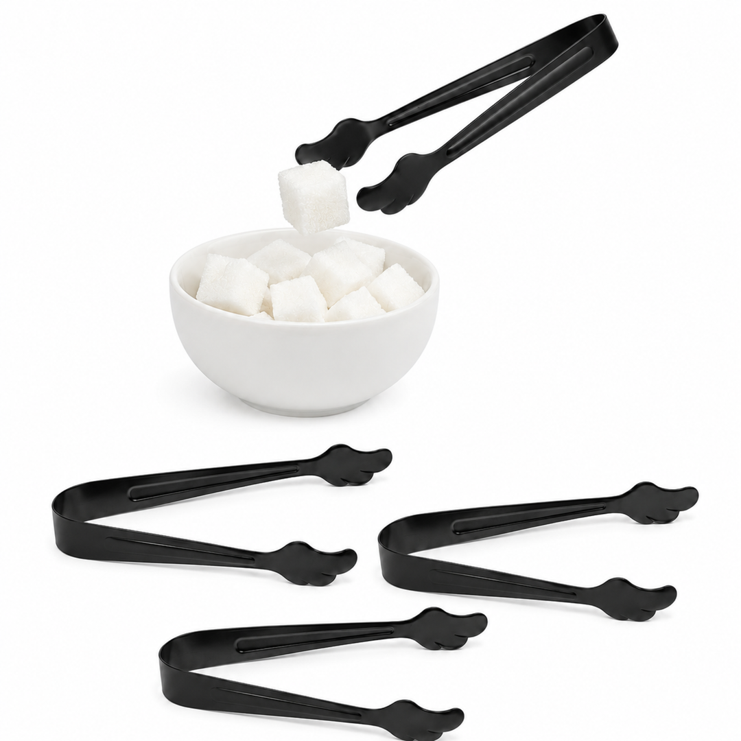 Beram Sugar Tong – Stainless Steel Mini Tongs for Sugar Cubes Ice Snacks & Tea Parties – Durable Rust-Resistant Leaf Design