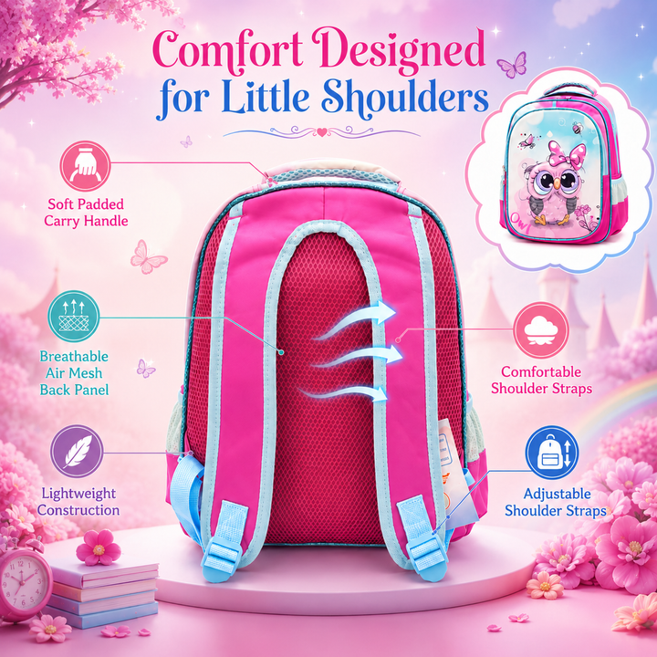 14 Inch School Backpack with Spacious Compartments | Lightweight Durable Water-Resistant Bag | Ergonomic Shoulder Straps, Multi-Pocket Storage for Daily Use, Travel & Office