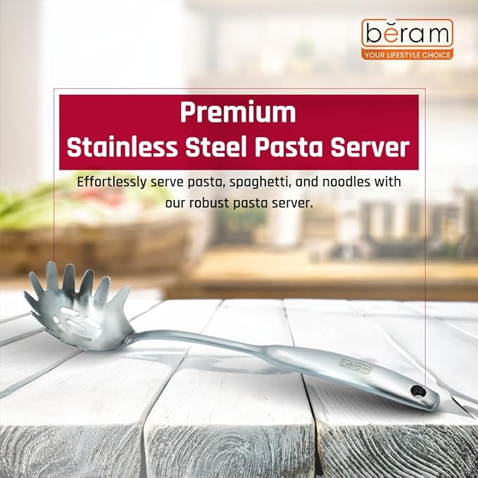 Stainless Steel Hollow Pasta Server