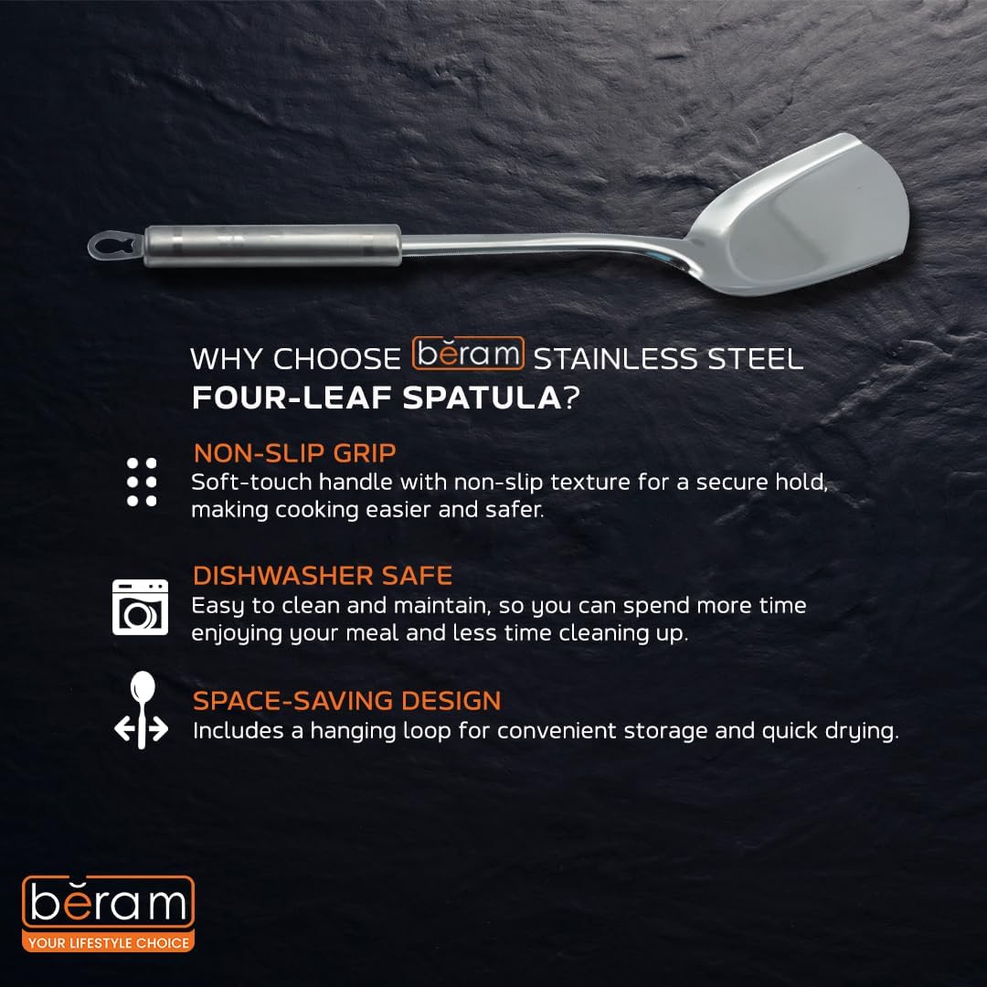 Stainless Steel Four Leaf Spatula