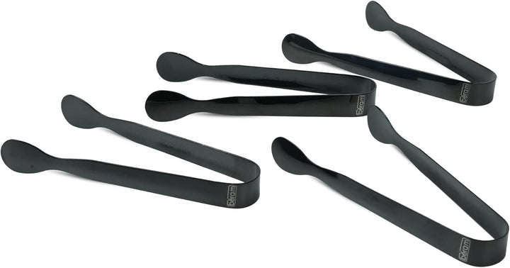 Beram Sugar Tong – Stainless Steel Mini Tongs for Sugar Cubes Ice Snacks & Tea Parties – Durable Rust-Resistant Oval Design